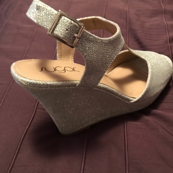 Silver bling heels - Picture 4 of 9